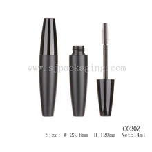 Atacado Plastic Black Mascara Tube